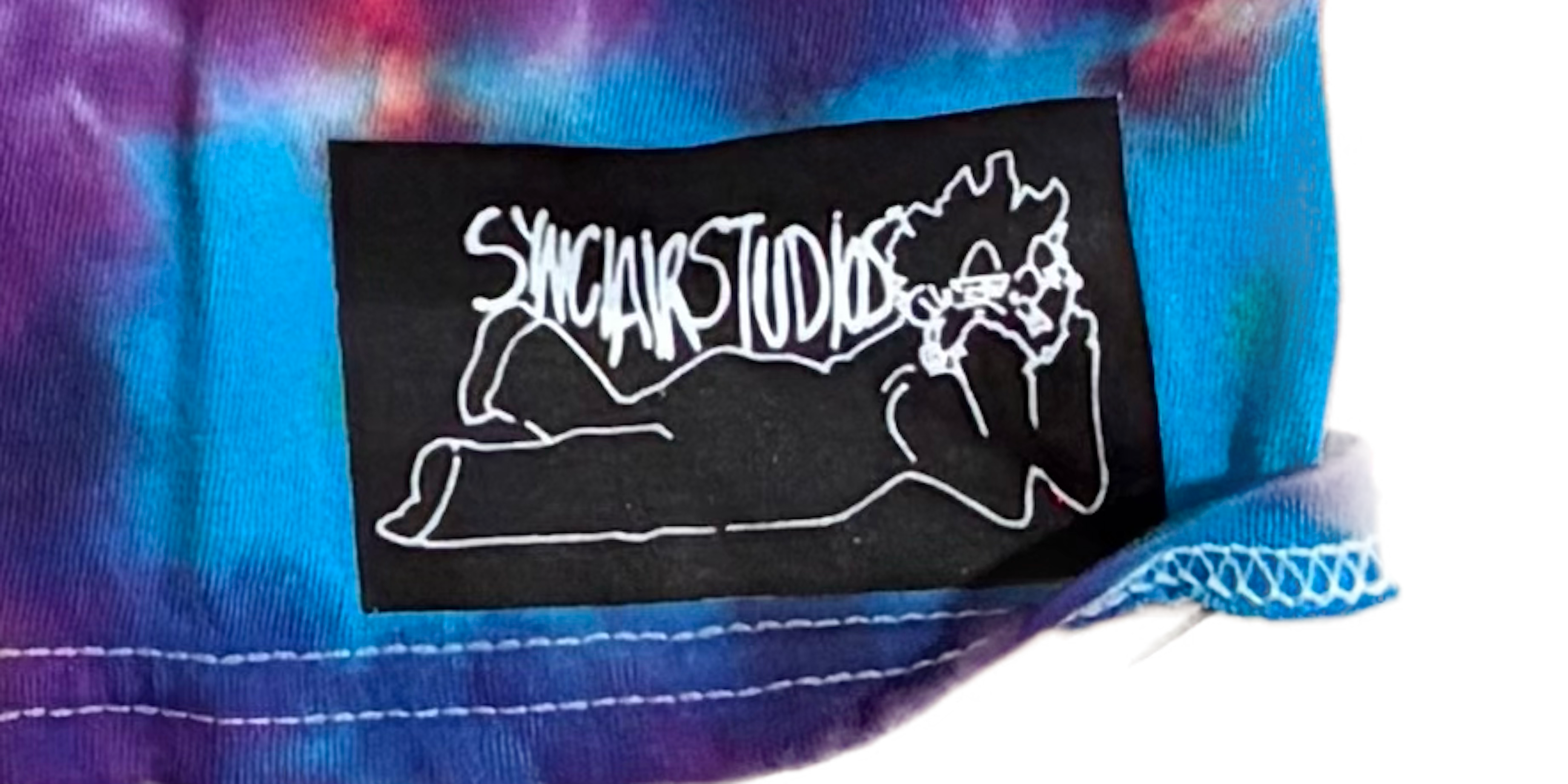 Tie-Dye Mouth Tee (3/4)