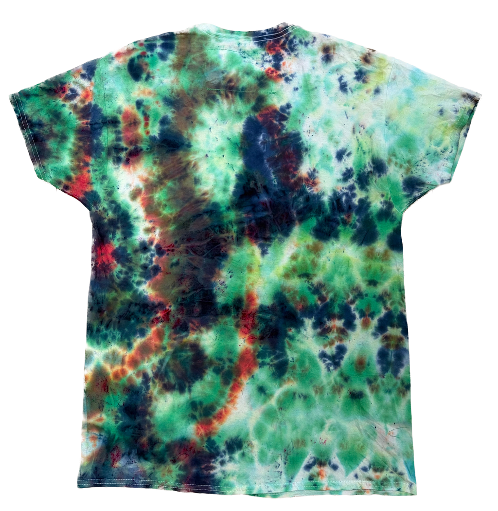 White Tie-Dye Mouth Tee (2/2)