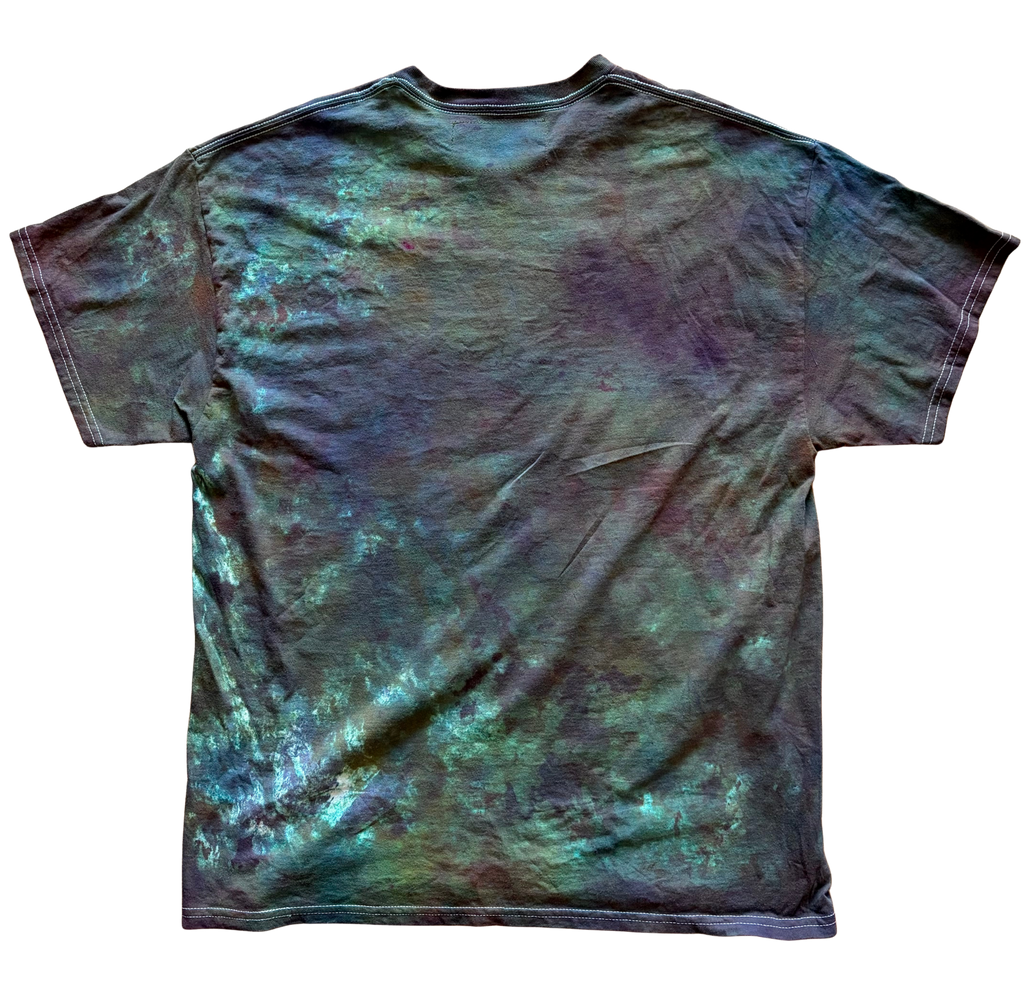 White Tie-Dye Mouth Tee (1/2)