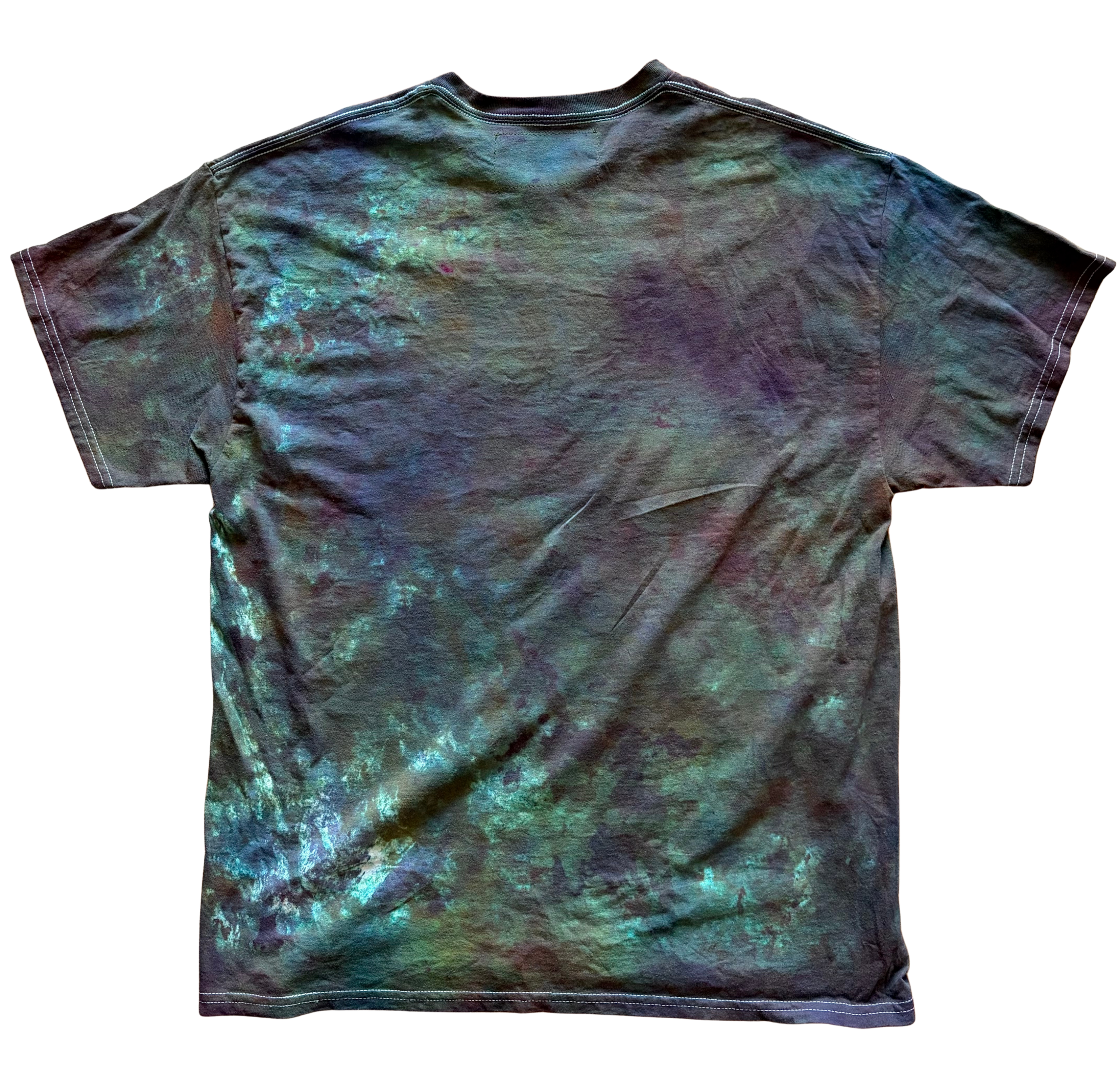 White Tie-Dye Mouth Tee (1/2)