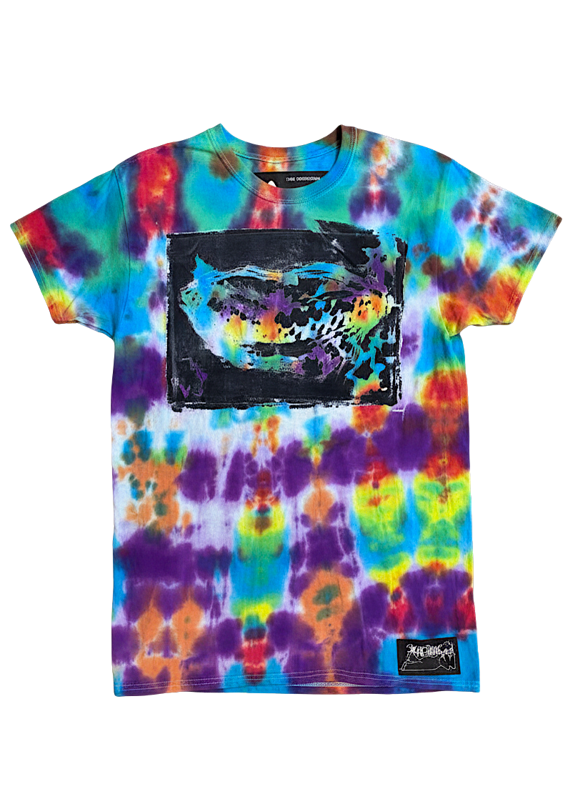 Tie-Dye Mouth Tee (3/4)