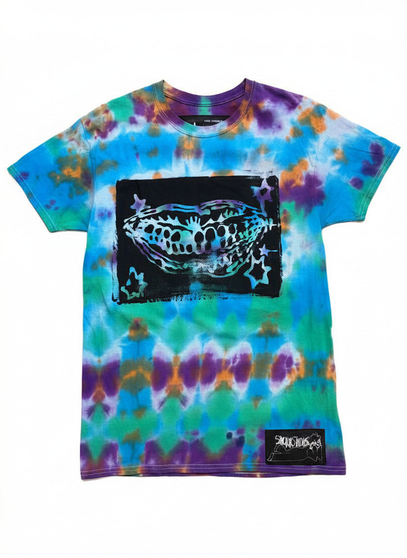 Tie-Dye Mouth Tee (1/4)